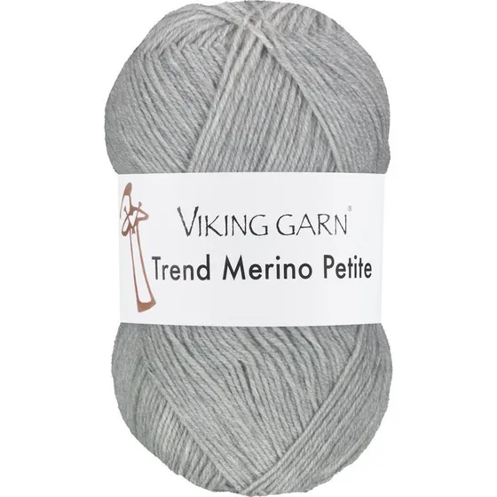 Viking Trend Merino Petite 313 Gråmeleret Merinould