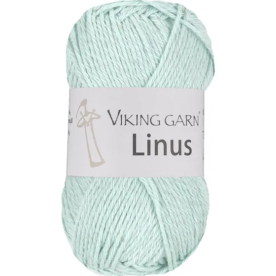Viking Linus 121 Lys Aqua - Bomuld/Hør Garn