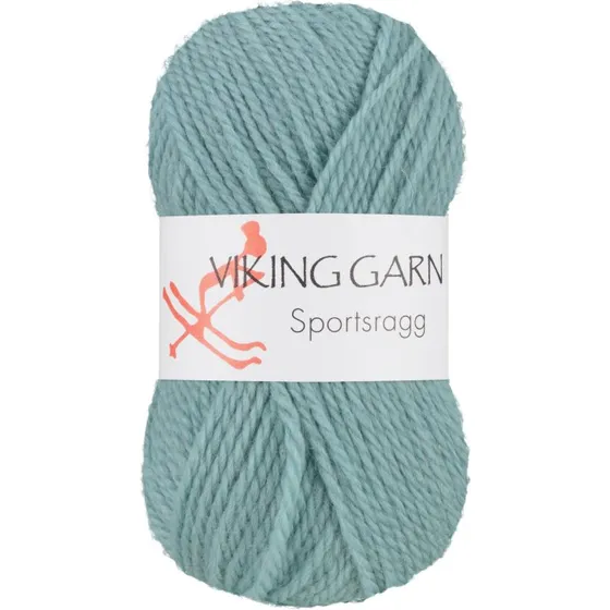 Viking Sportsragg 536 Lys Petrol - Uld/Akryl/Nylon