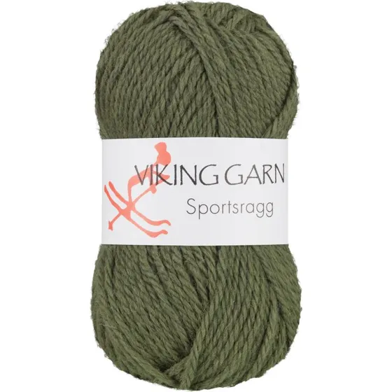 Viking Sportsragg 532 Mørk grøn - Uld/Akryl/Nylon