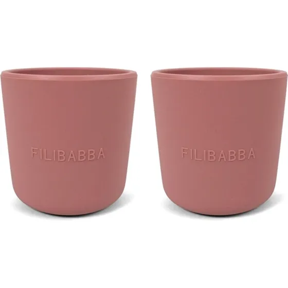 Filibabba Silikonekop Rose, 2 stk