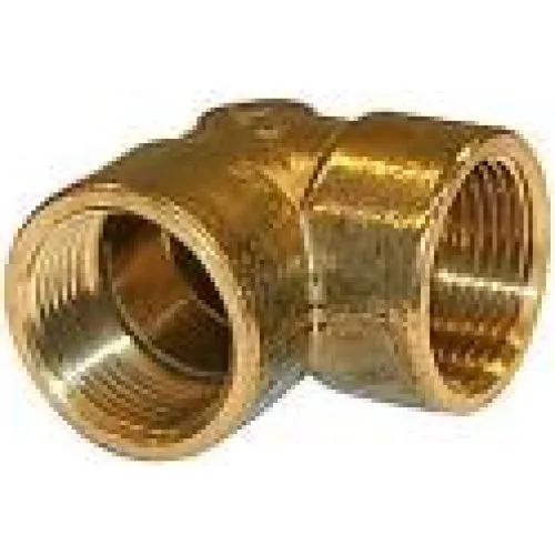 ISIFLO Messing vinkel 3/4'' x 1/2'' muffe/muffe 90 grader