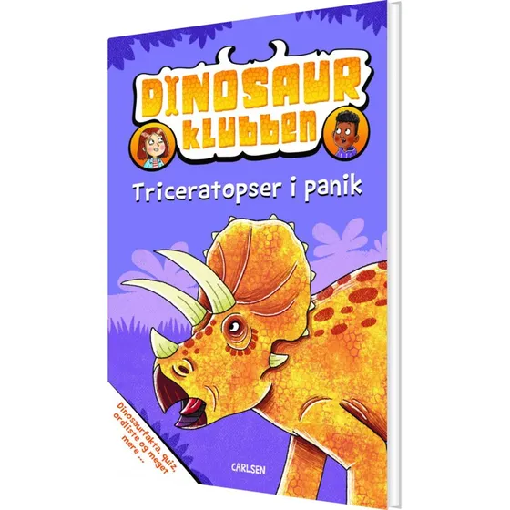 Dinosaurklubben 2: Triceratopser i panik - Børnebog (Hardcover)