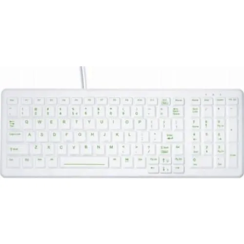 Active Key C7000 Medicinsk Tastatur - Hvid, Tysk Layout