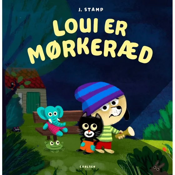 Loui er mørkeræd – Børnebog (Hardcover)