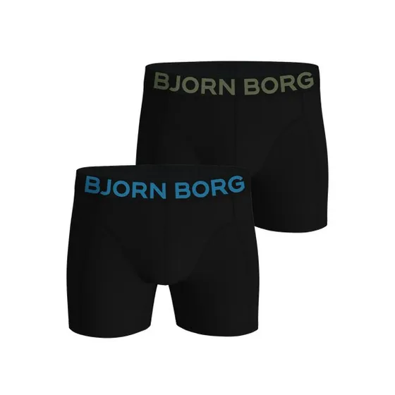 Björn Borg Organic Cotton Stretch Boxers 2-pak, Sort, XL