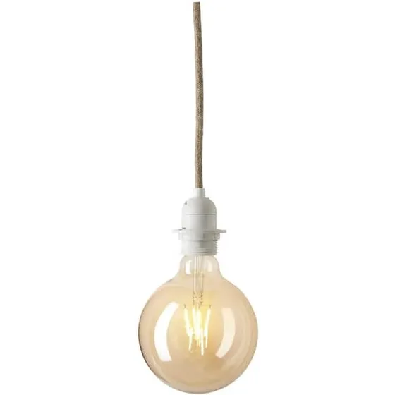 Halo Design Basis fatningssæt natur 2 m tekstilkabel