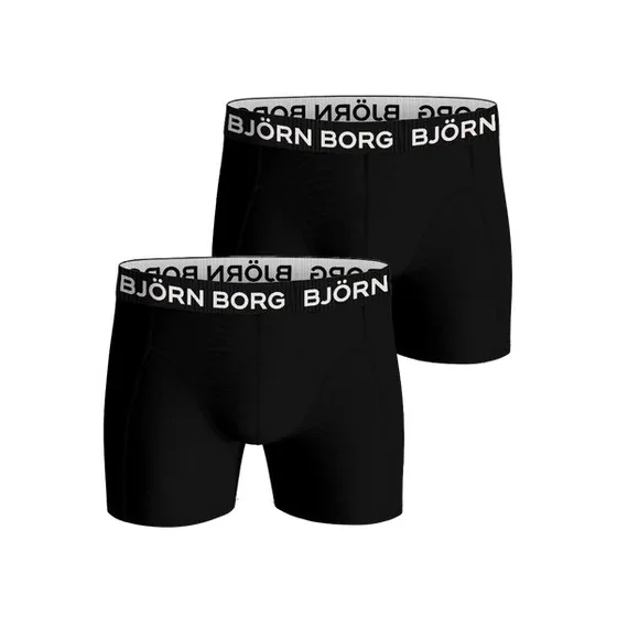 Björn Borg Bamboo Cotton Blend Boxers 2-pack, Sort, S