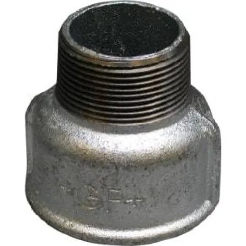GF Spidsmuffe galvaniseret 1 1/2 x 3/4"