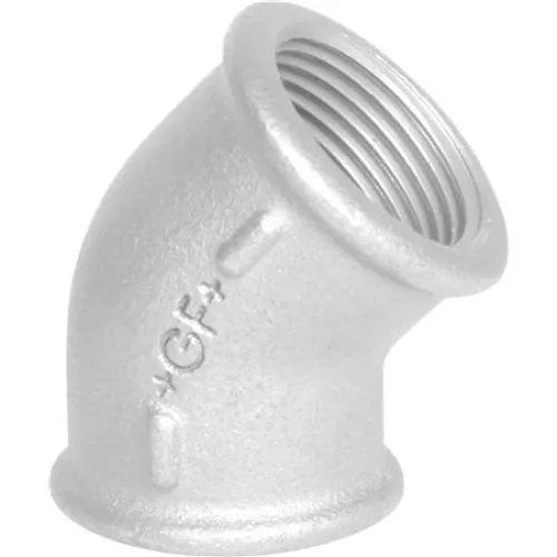 Georg Fischer +Gf+ Vinkel 45° Galv. Mf/Mf 1''