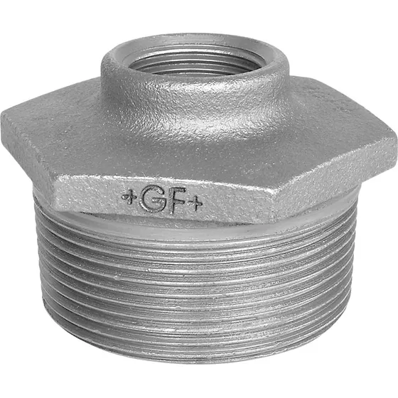 GF nippelmuffe sort 2 1/2 x 1"