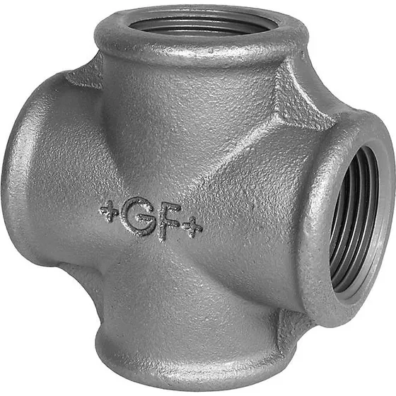 Georg Fischer +GF+ Kryds sort 1 1/4''