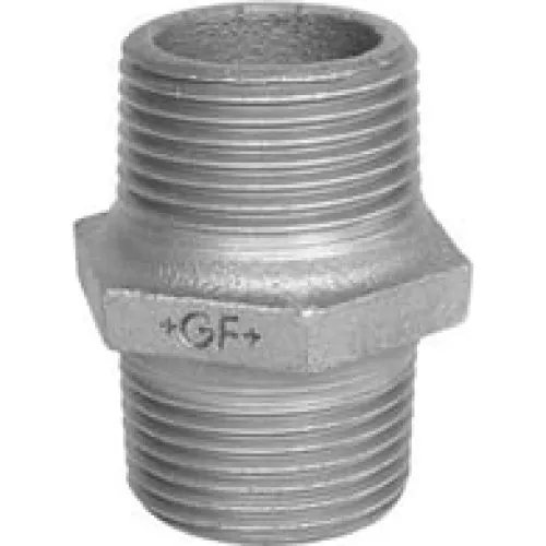 Georg Fischer +GF+ Galvaniseret brystnippel 1"