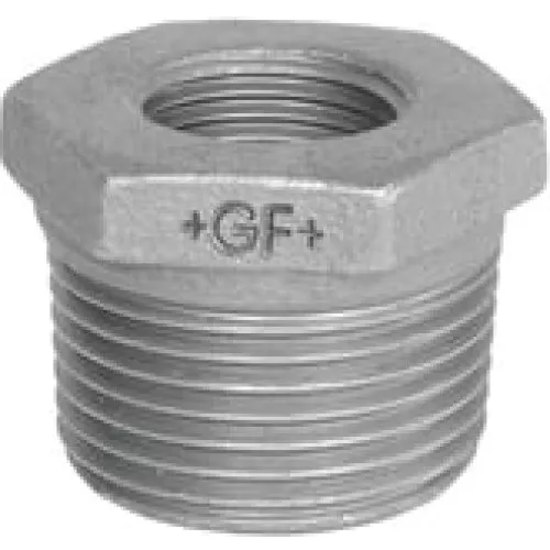 Georg Fischer Nippelmuffe galvaniseret koncentrisk 1 x 1/4"