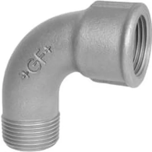 Georg-Fischer Bøjning 90° galvaniseret 3/4 muffe/nippel