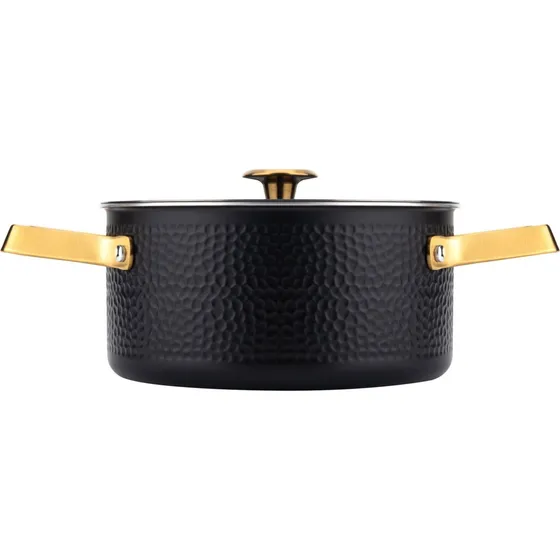Vargen & Thor Mandus gryde 2,8L - Matsort med messingdetaljer