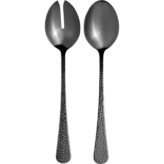 Vargen & Thor Frost salatbestik 2 dele, Onyx