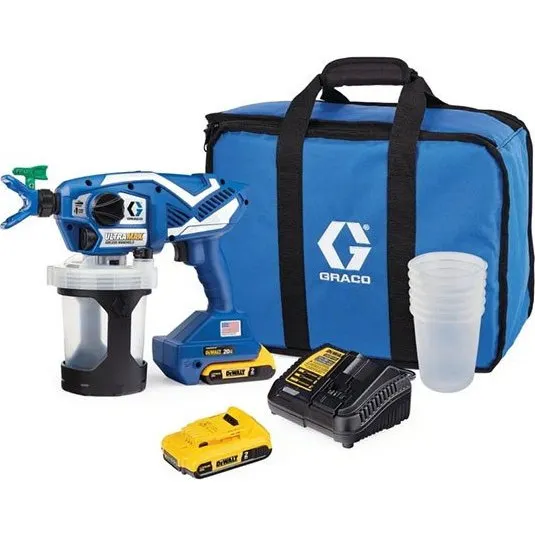 Graco UltraMax Airless malepistol - Komplet sæt med DeWalt batterier