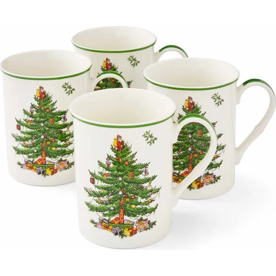 Spode Christmas Tree krus, 4 stk. (34 cl)
