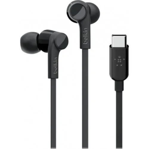 Belkin Rockstar USB-C In-Ear Høretelefoner - Sort