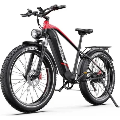 Duotts F26 Lite Off-Road Elcykel - 750W, Sort/Rød