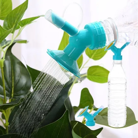2 i 1 Plastsprinklermundstykke til blomstervandere