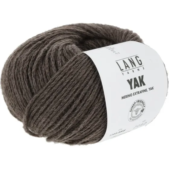 Lang Yarns Yak 0068 - Merinould/Yak i brun
