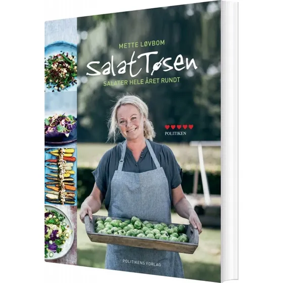 Salattøsen: Salater hele året – Kogebog af Mette Løvbom