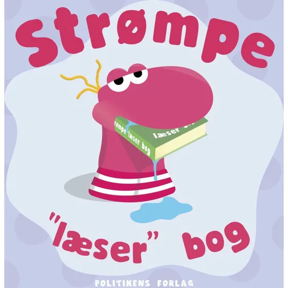 Strømpe læser bog – papbog til de mindste