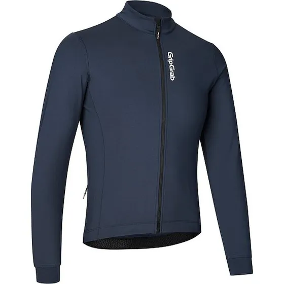 GripGrab RIDE Thermal langærmet cykeltrøje - Navy