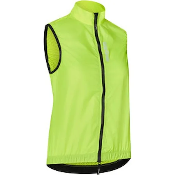 GripGrab RIDE Windproof vest til dame - Gul Hi-Vis
