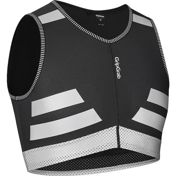 GripGrab PACR visibility vest sort herre