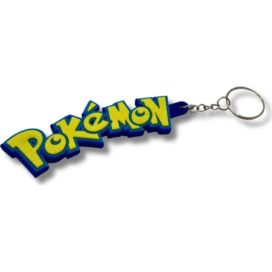 Pokemon Nøglering & Lynlås-vedhæng i 3D-printet PLA