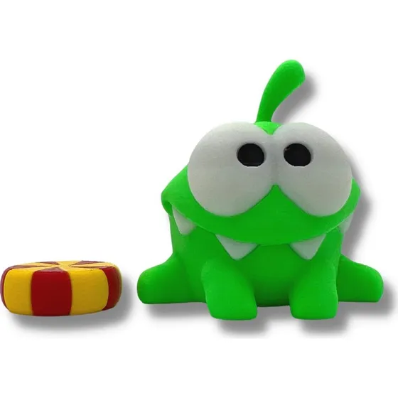 OmNom Cut the Rope figur miniature med slik