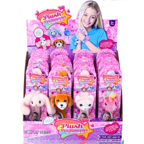 Armbånd med plys (assorterede farver)