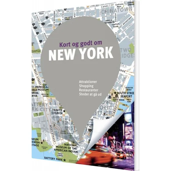 Kort og godt om New York – rejsebog med fold-ud kort
