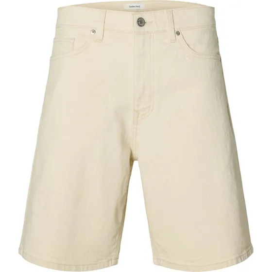 Selected Jeans SL Halex Shorts i Creme
