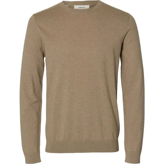 Selected SLHBERG Crew Neck i Pima bomuld