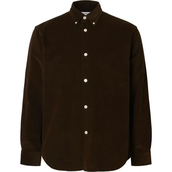 SLHREGDANNI Corduroy Button Down Langærmet Skjorte
