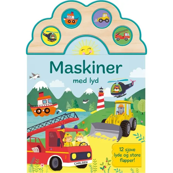 Maskiner med lyd – papbog med flapper