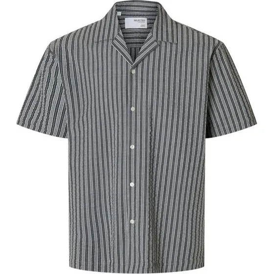 SLHRELAXED-ACE SEERSUCKER SS SHIRT