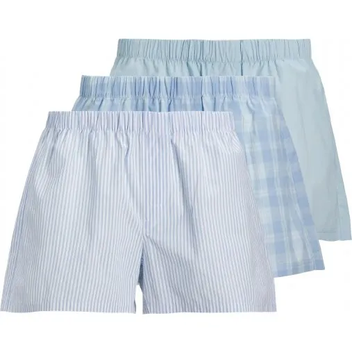 JACK & JONES JACMILANO 3-pak vævede boksershorts i lyseblå