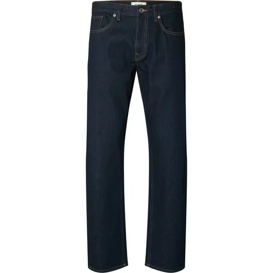 Selected Jeans Ben Kori Mørkeblå Straight Fit