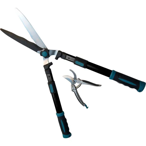 Green it Hækkesaksesæt med teleskop og beskæresaks