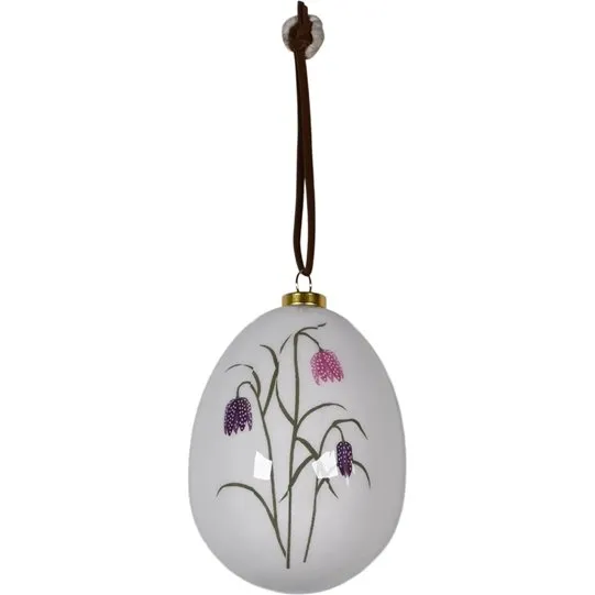 Det Gamle Apotek Påskeæg Natural Easter - Hvid, 6,5 cm