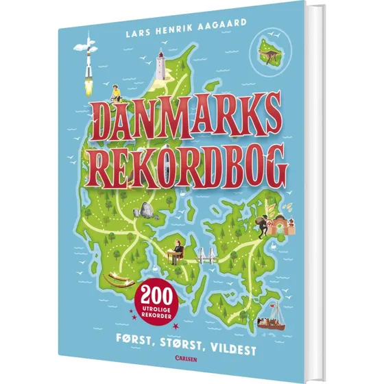 Danmarks Rekordbog – 200 vilde fakta (hardcover)