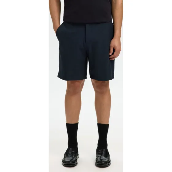 SELECTED Lærredsbukser Navy - Regular Fit Chino Shorts