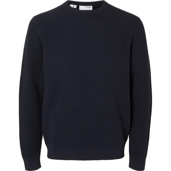 SELECTED Pullover SLHRoss Navy Striktrøje