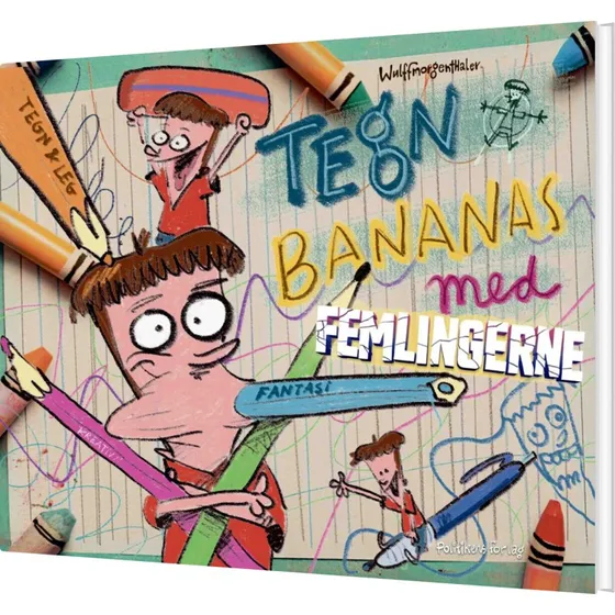 Tegn Bananas med Femlingerne (hardback)