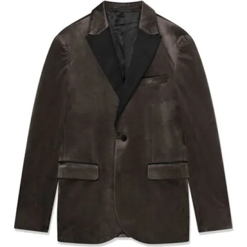 Mageorge Tux Velourblazer med Satin-revers